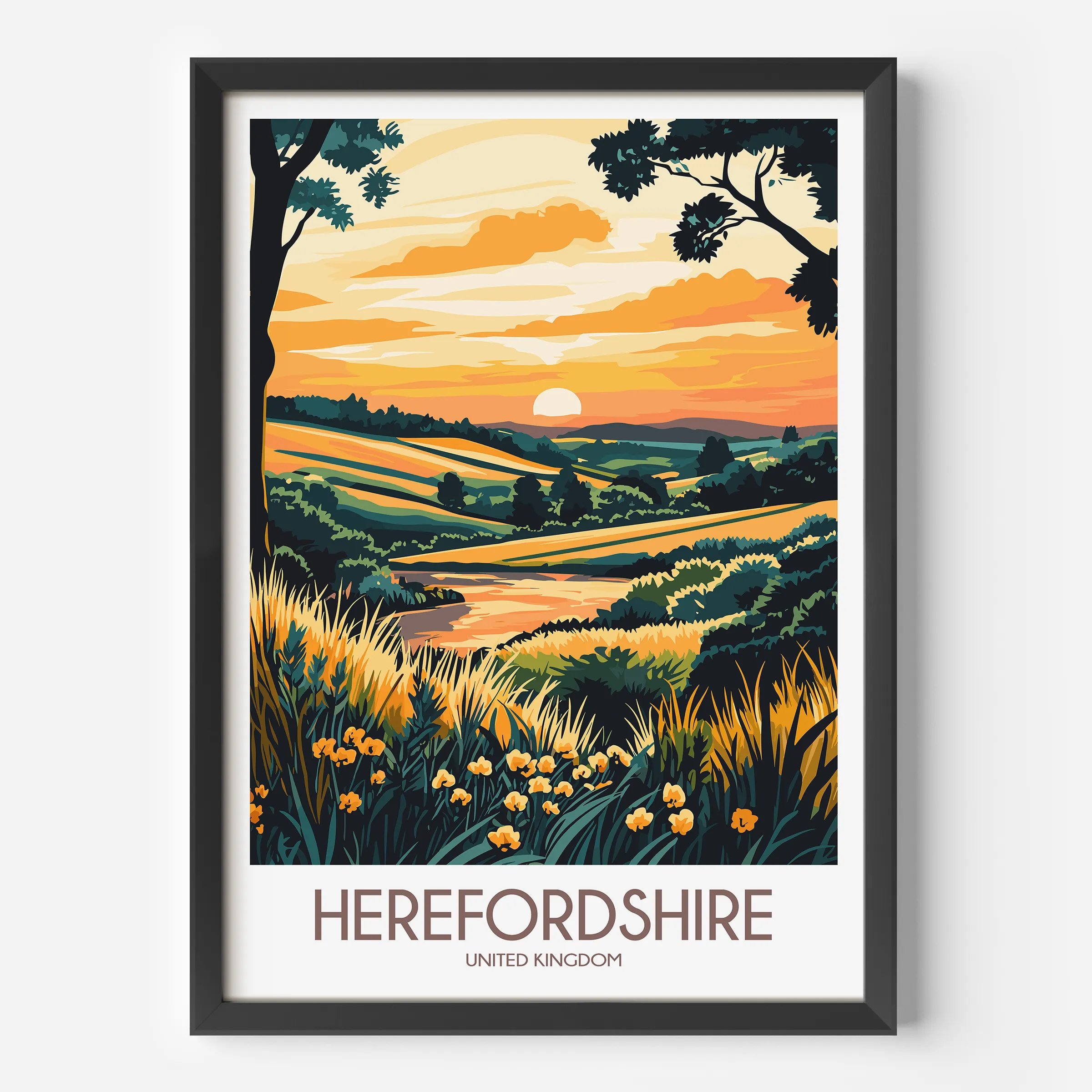 Herefordshire Gallery Quality Print