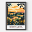 Herefordshire Gallery Quality Print