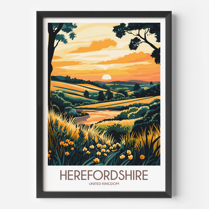 Herefordshire Gallery Quality Print