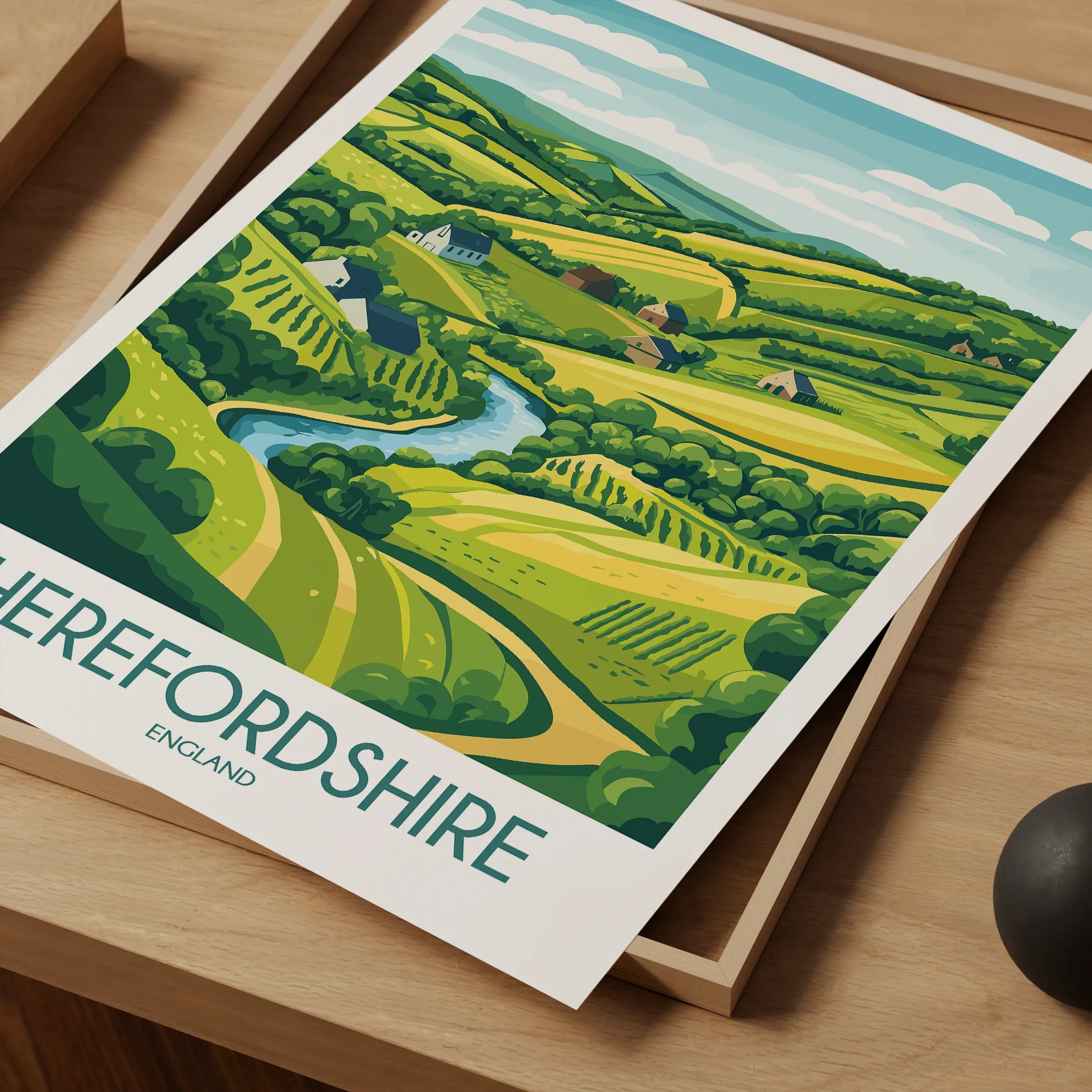 Herefordshire Minimalist Wall Art