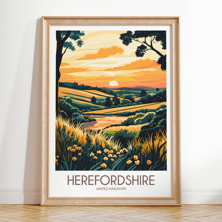 Herefordshire Minimalist Wall Art