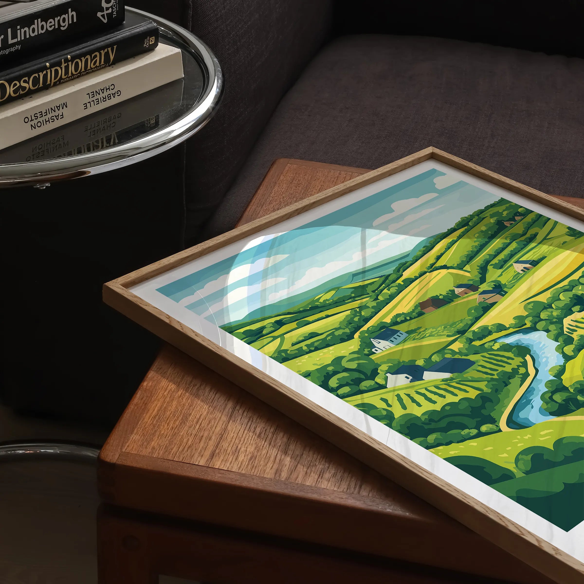 Herefordshire Retro Travel Illustration