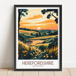 Herefordshire Travel Memory Gift