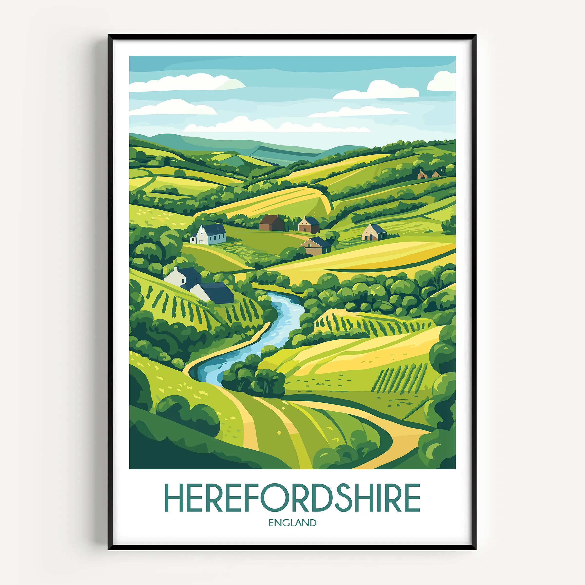 Herefordshire Travel Memory Gift