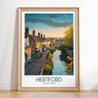 Hertford Retro Travel Illustration