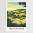 Hertfordshire Destination Art Gift