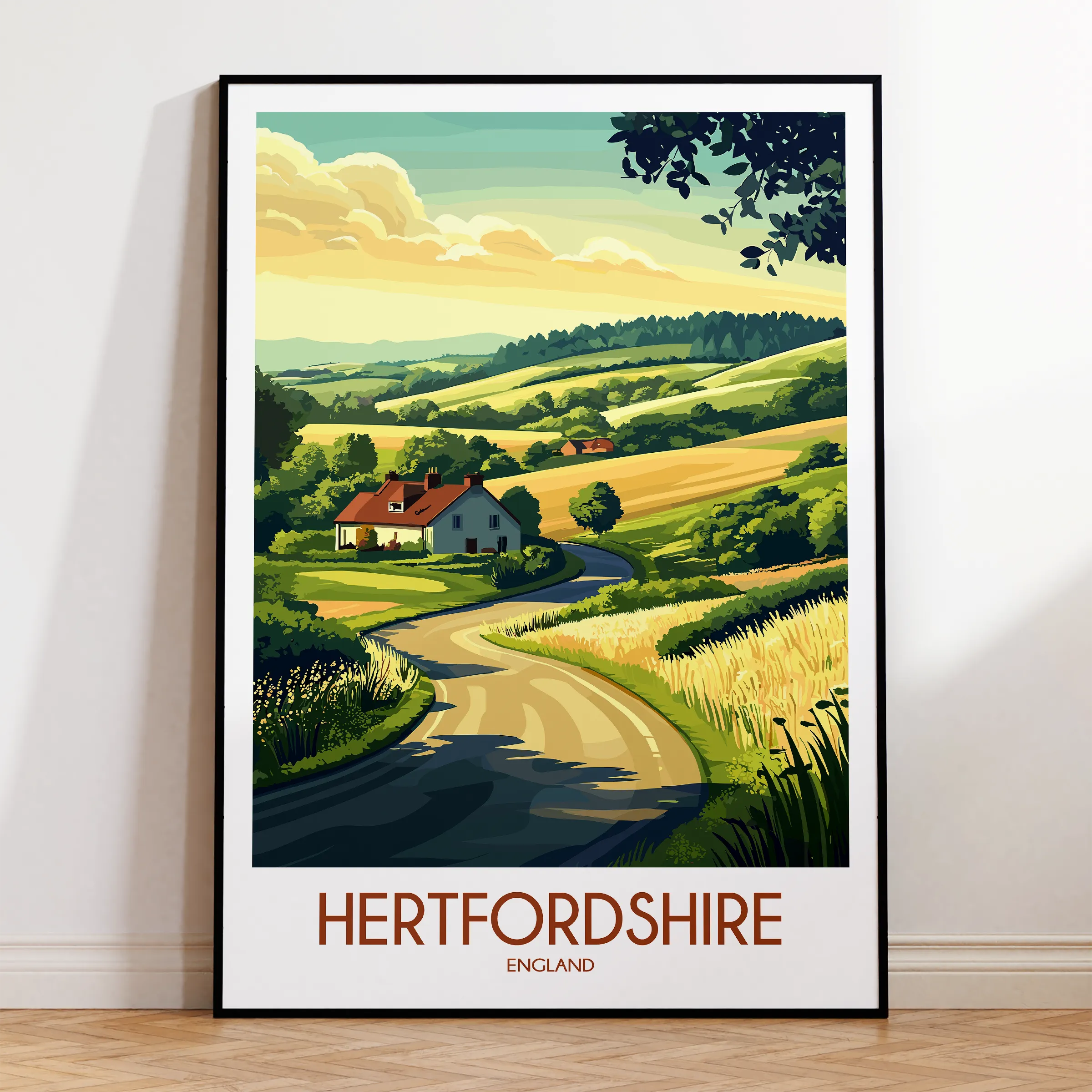 Hertfordshire Gallery Quality Print