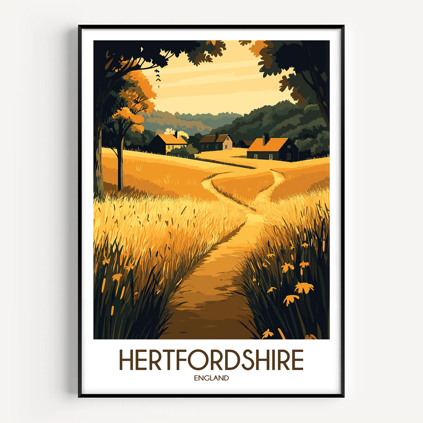 Hertfordshire Scenic Landscape Art