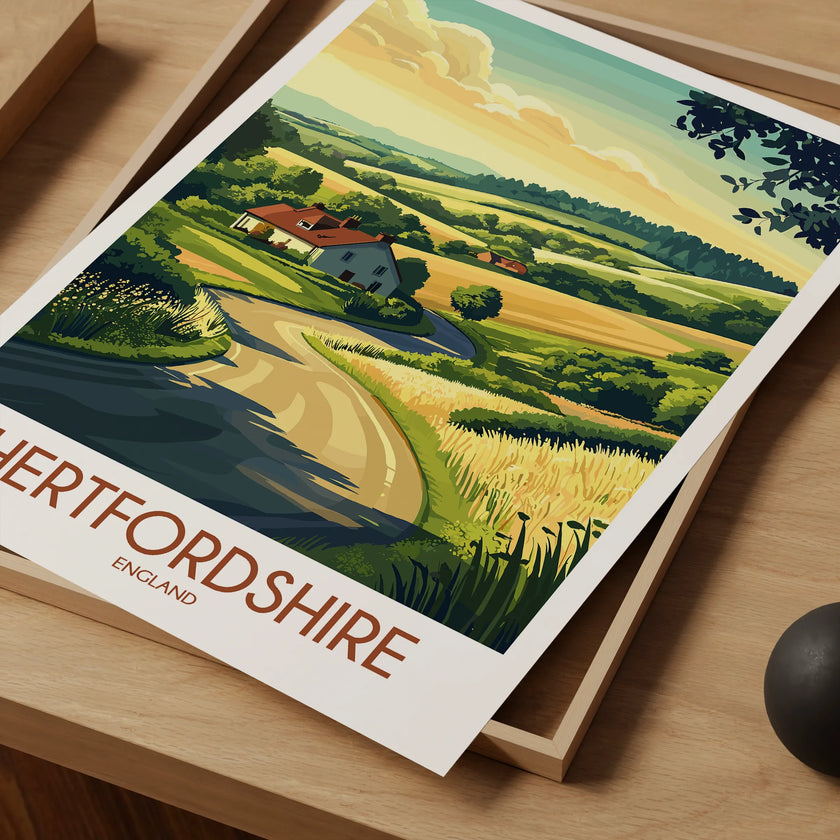Hertfordshire Travel Memory Gift