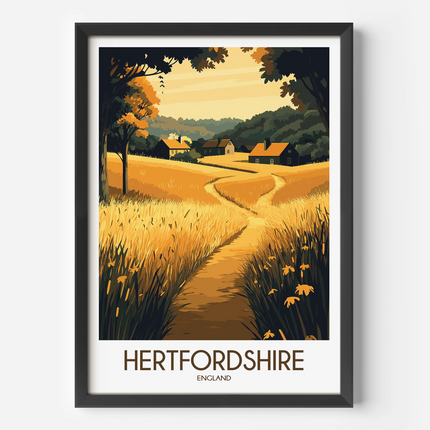 Hertfordshire Travel Memory Gift