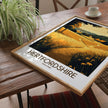 Hertfordshire Vintage Style Print