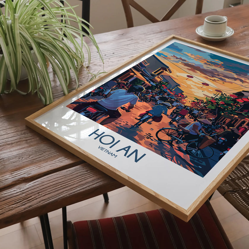 Hoi An Modern Travel Poster