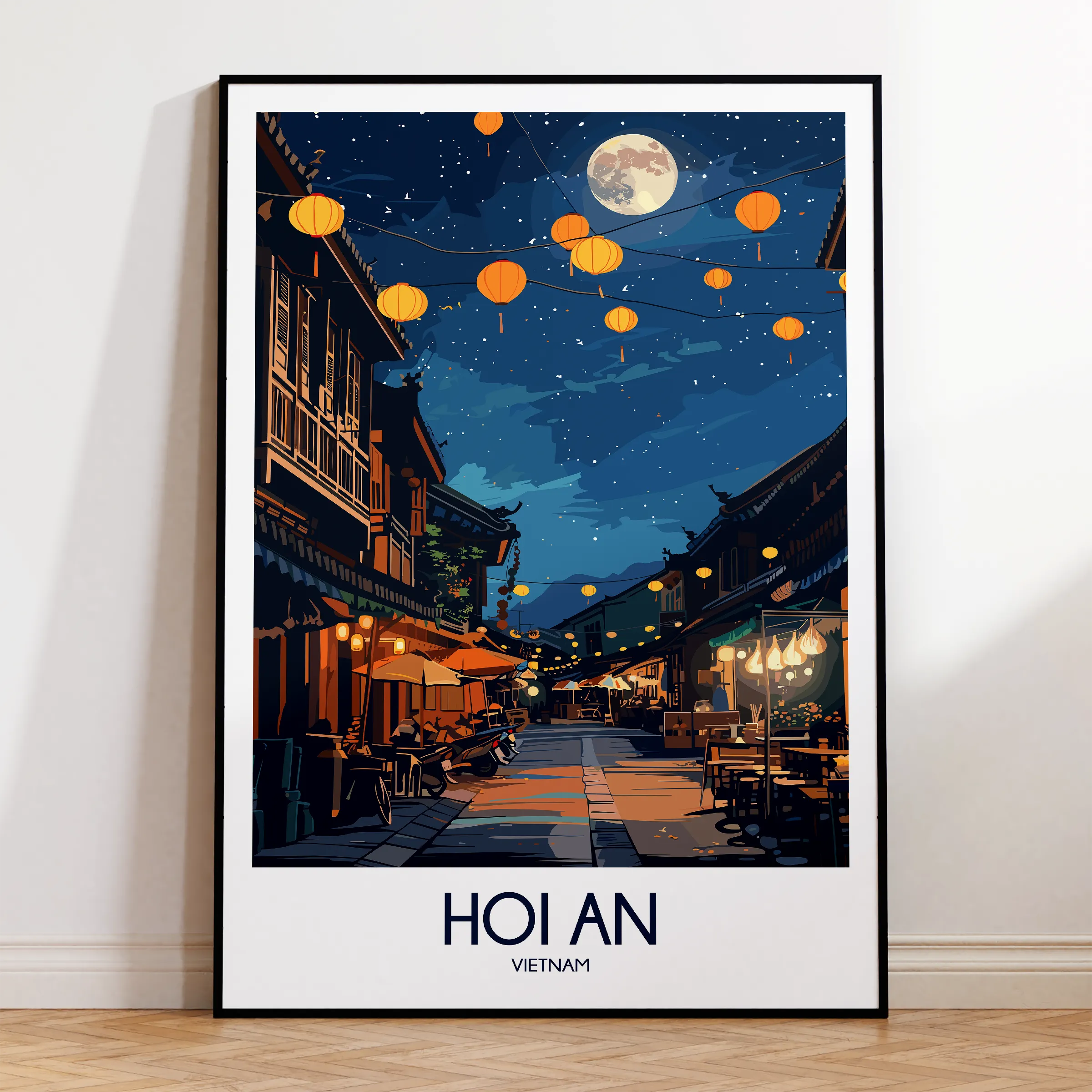 Hoi An Modern Travel Poster