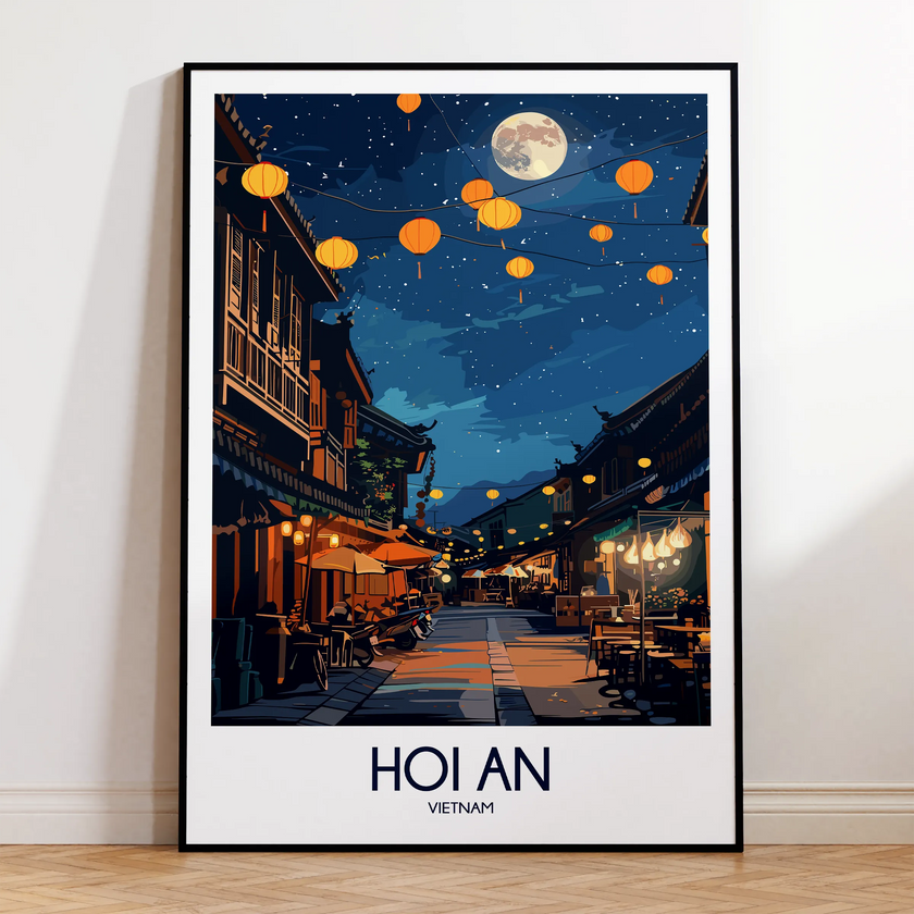 Hoi An Modern Travel Poster
