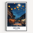 Hoi An Retro Travel Illustration