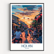 Hoi An Retro Travel Illustration