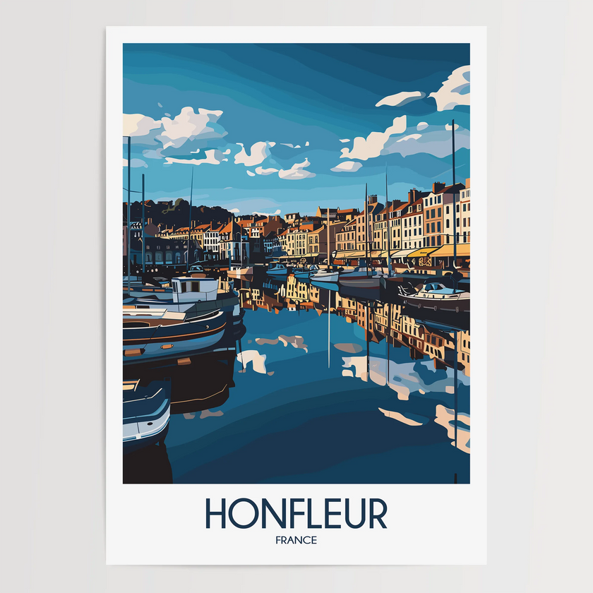 Honfleur Destination Art Gift