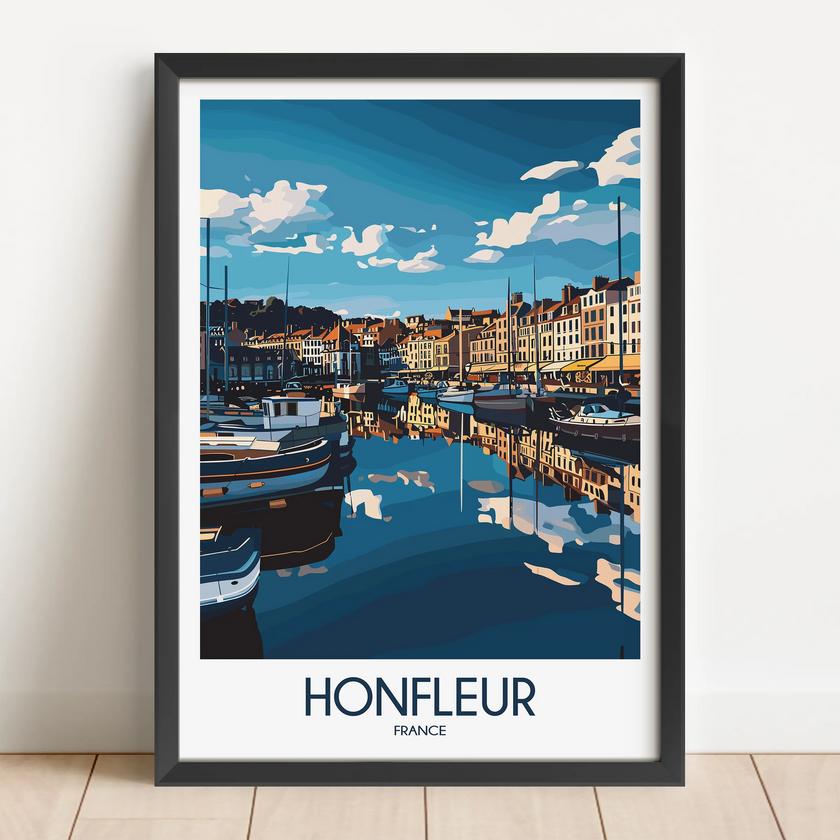Honfleur Scenic Landscape Art