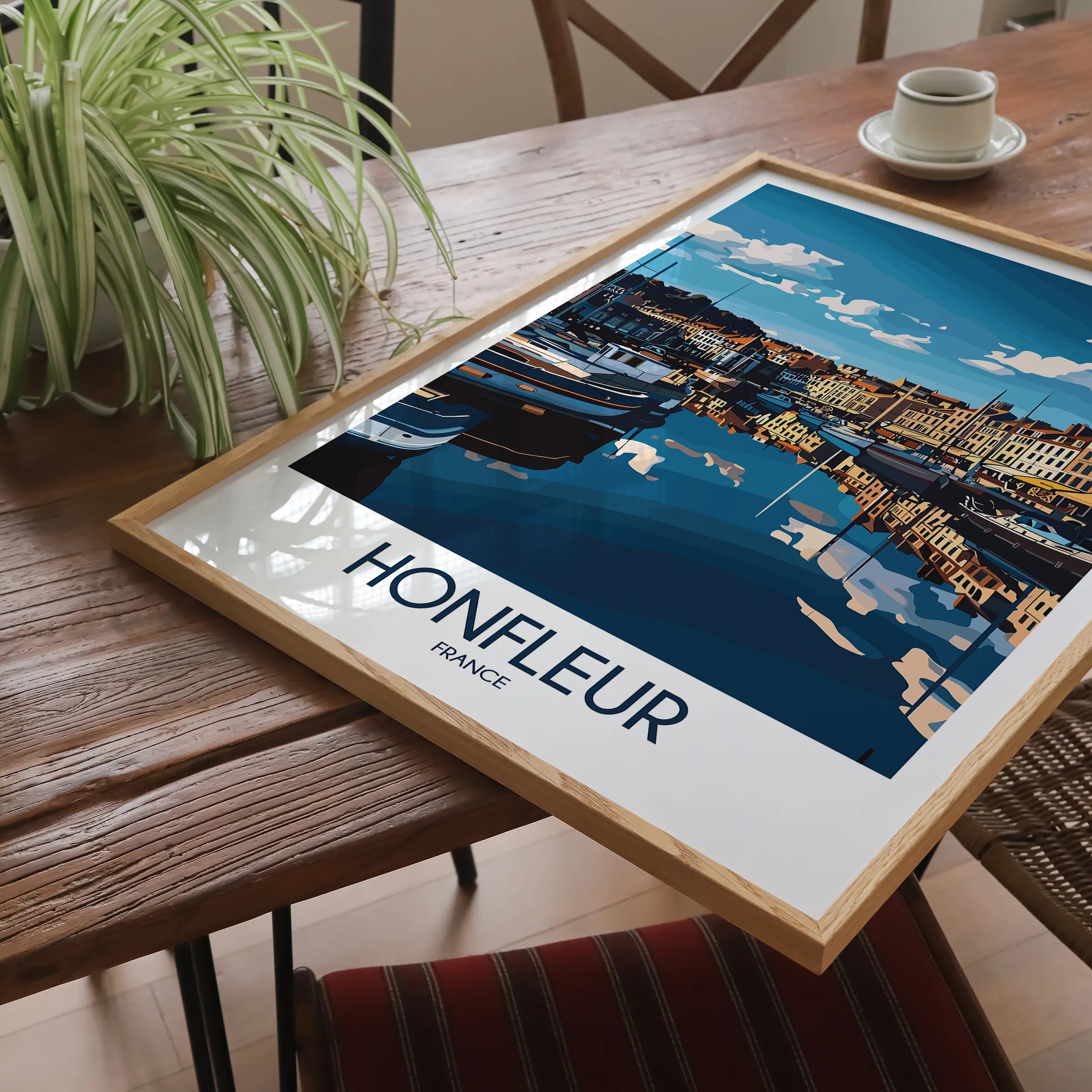 Honfleur Souvenir Poster Print