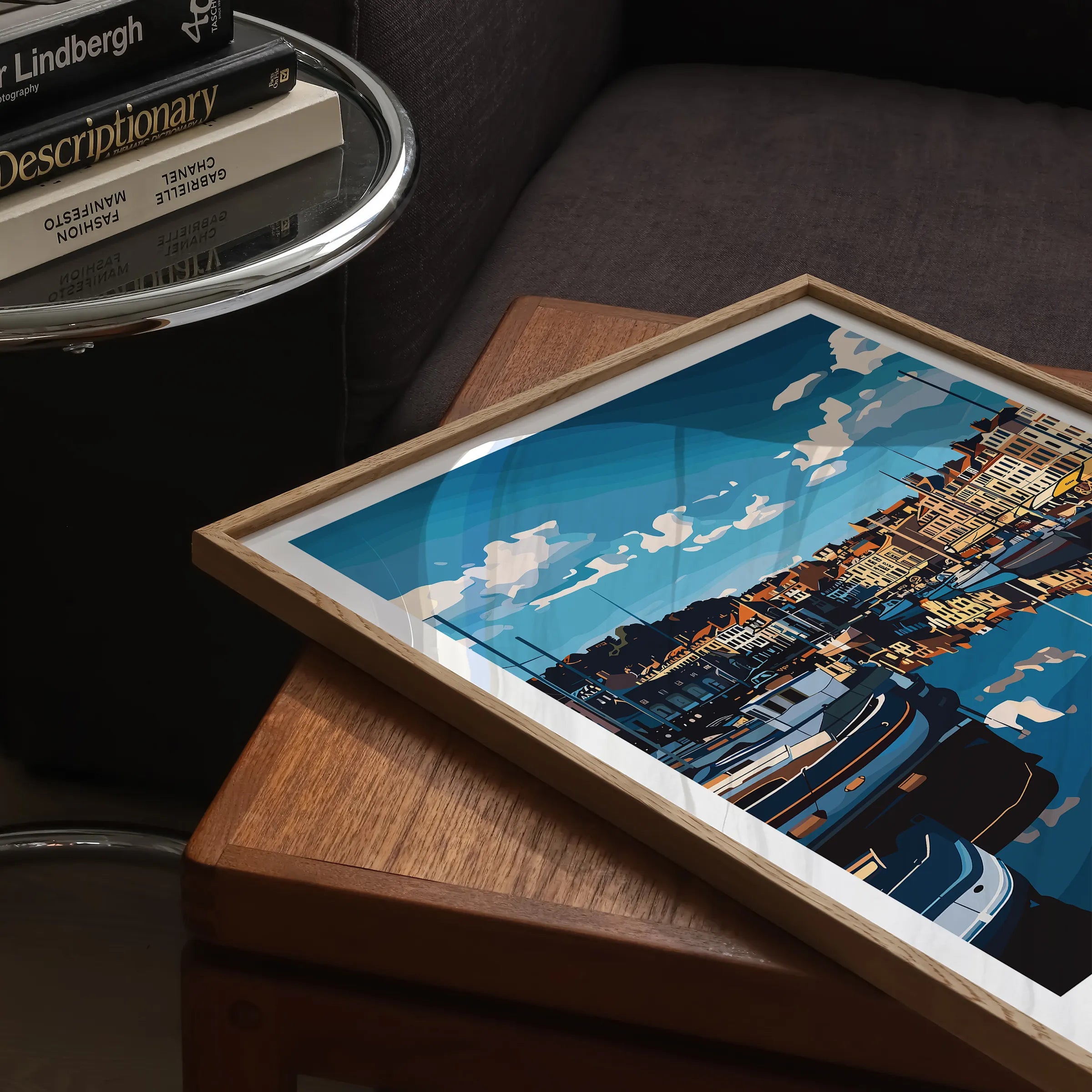 Honfleur Vintage Style Print