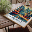 Hong Kong Modern Travel Poster