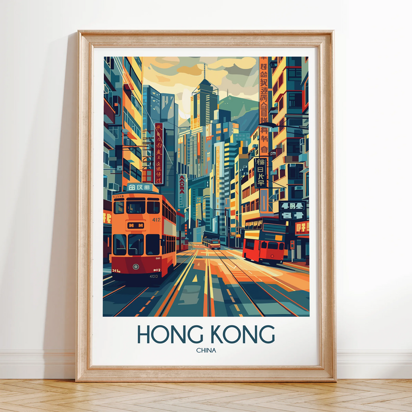 Hong Kong Scenic Landscape Art
