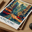 Hong Kong Vintage Style Print