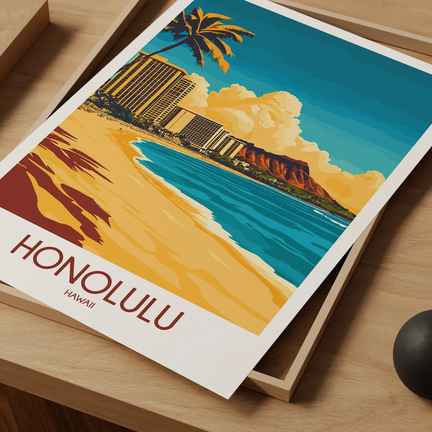 Honolulu Gallery Quality Print