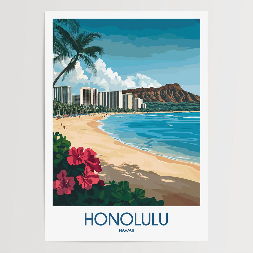 Honolulu Home Office Decor