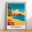 Honolulu Minimalist Wall Art