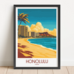 Honolulu Scenic Landscape Art