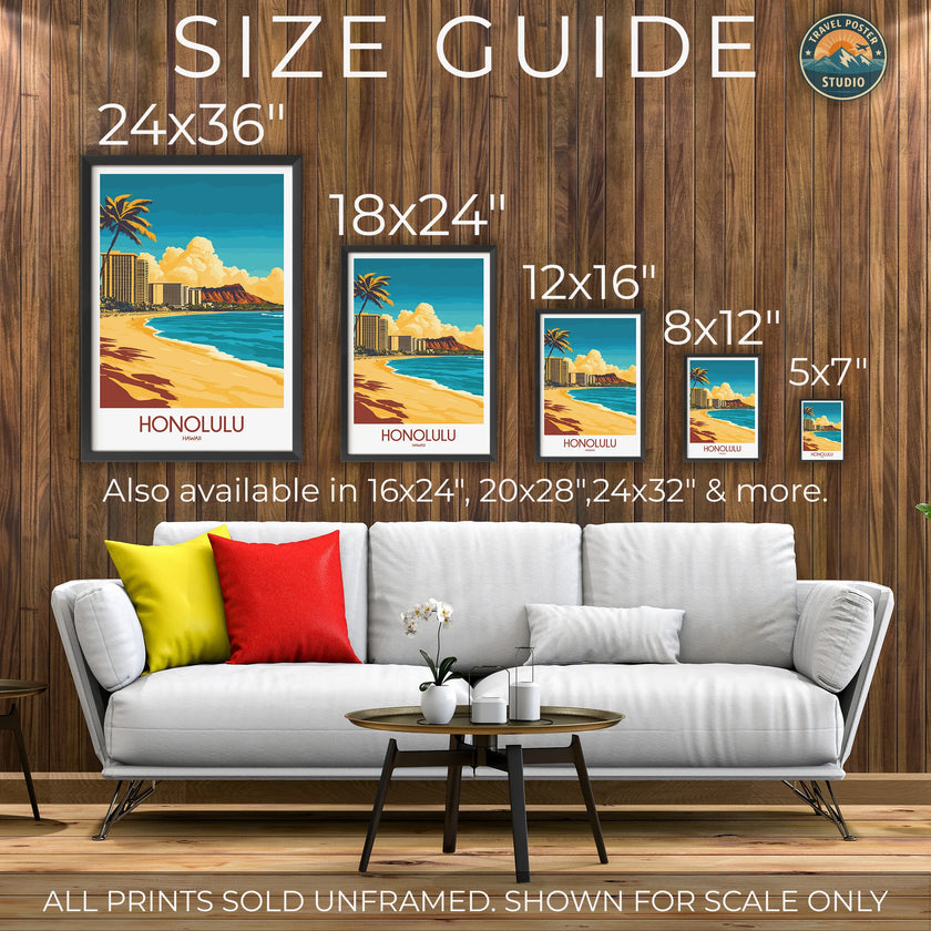 Honolulu Travel Memory Gift