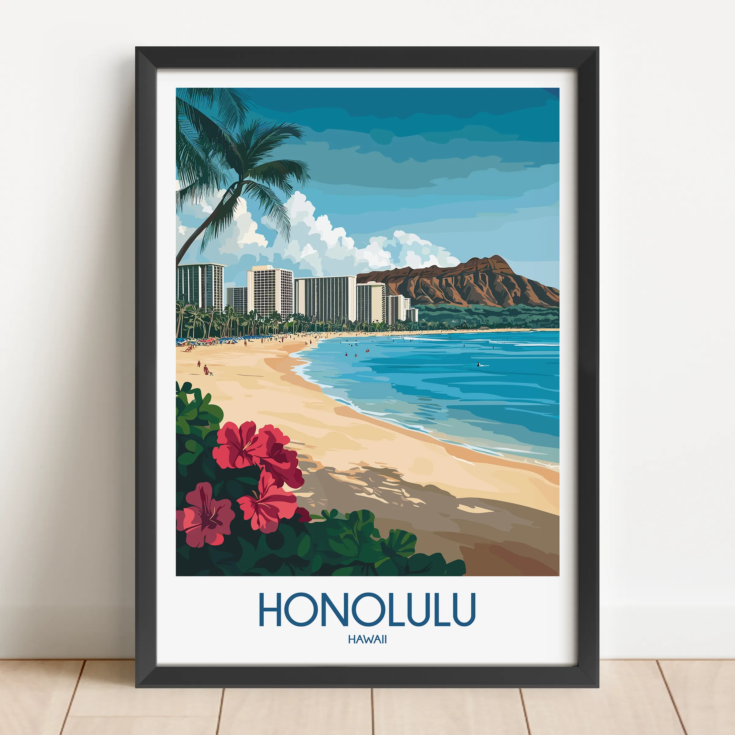 Honolulu Travel Memory Gift