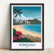 Honolulu Travel Memory Gift