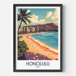 Honolulu Travel Memory Gift