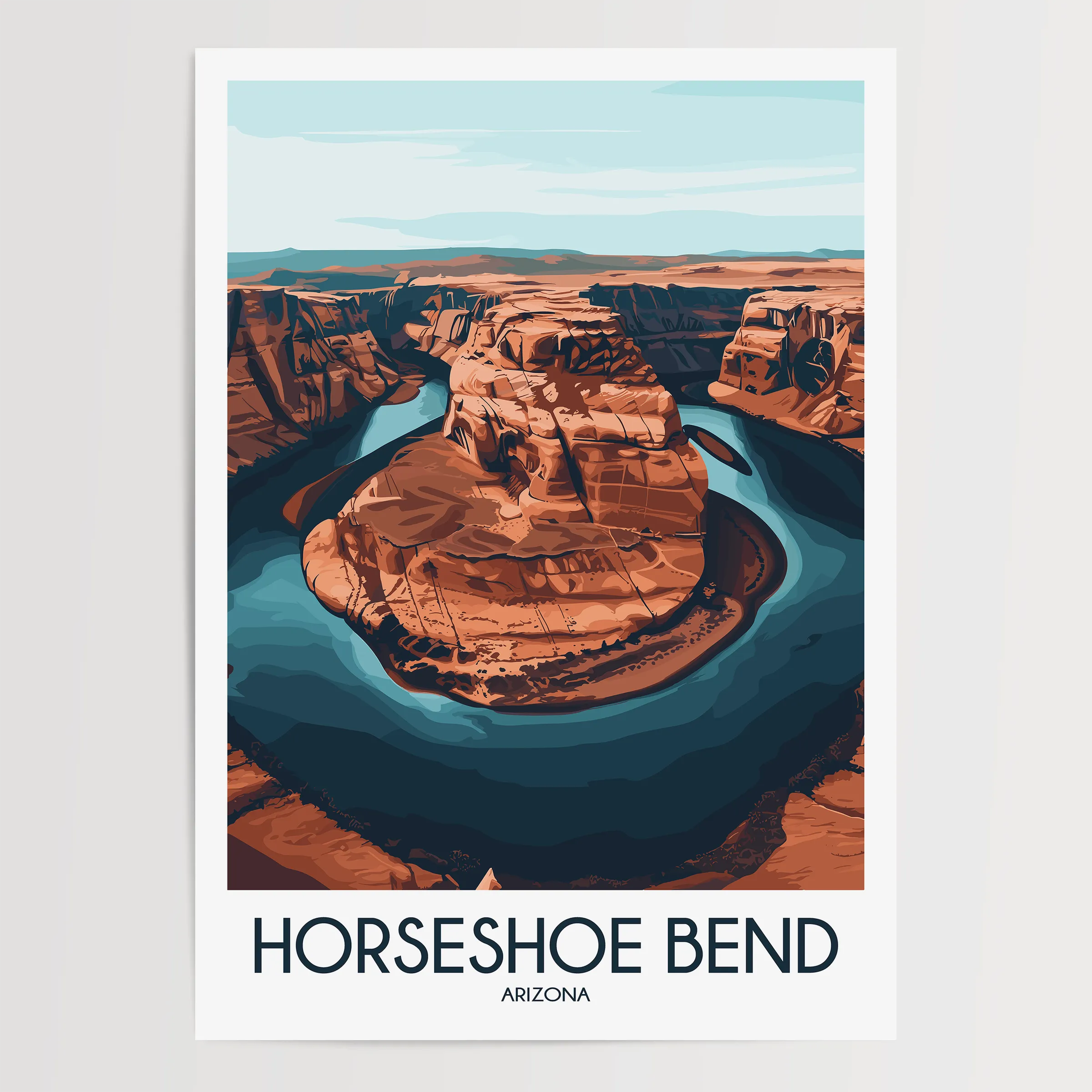 Horseshoe Bend Home Office Decor