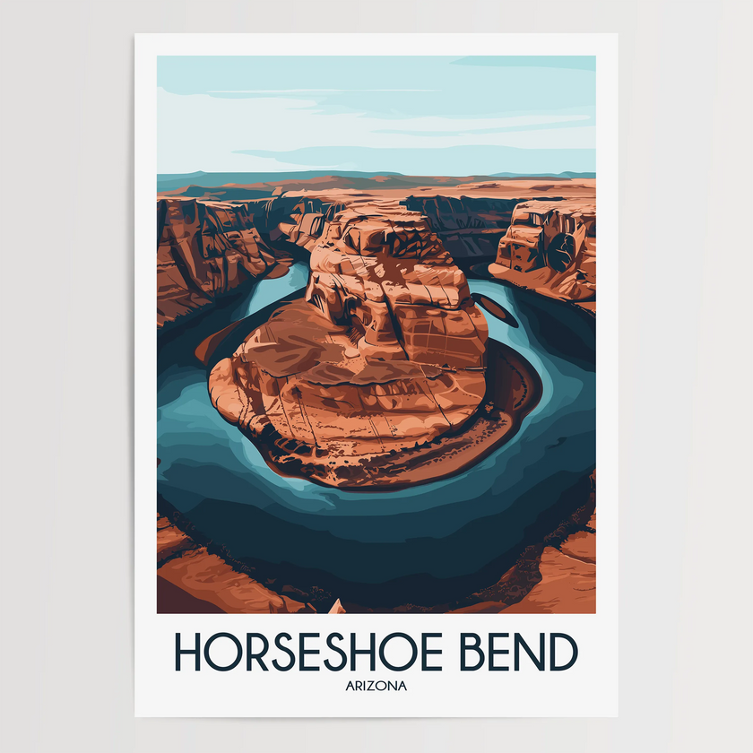 Horseshoe Bend Home Office Decor