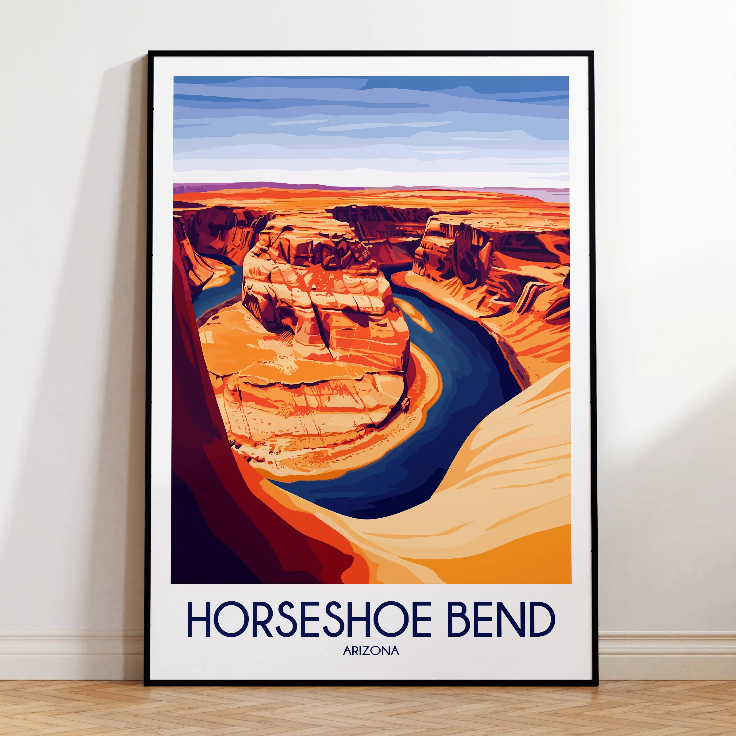 Horseshoe Bend Souvenir Poster Print