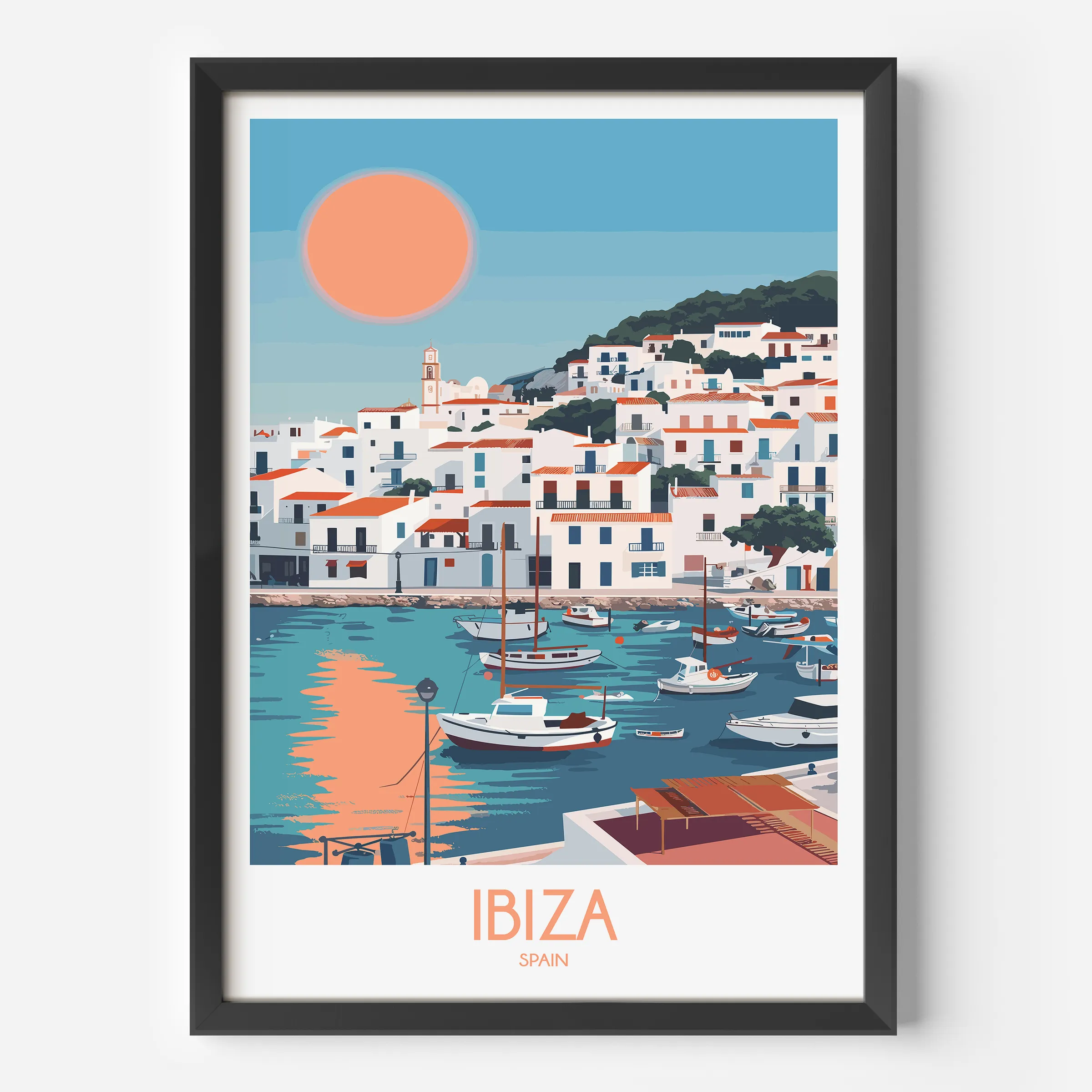 Ibiza Minimalist Wall Art