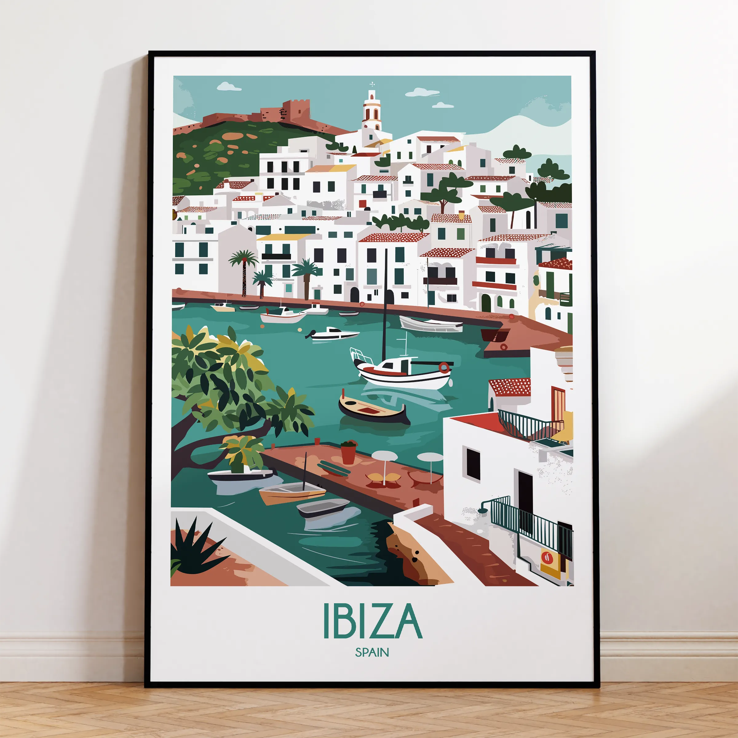 Ibiza Minimalist Wall Art