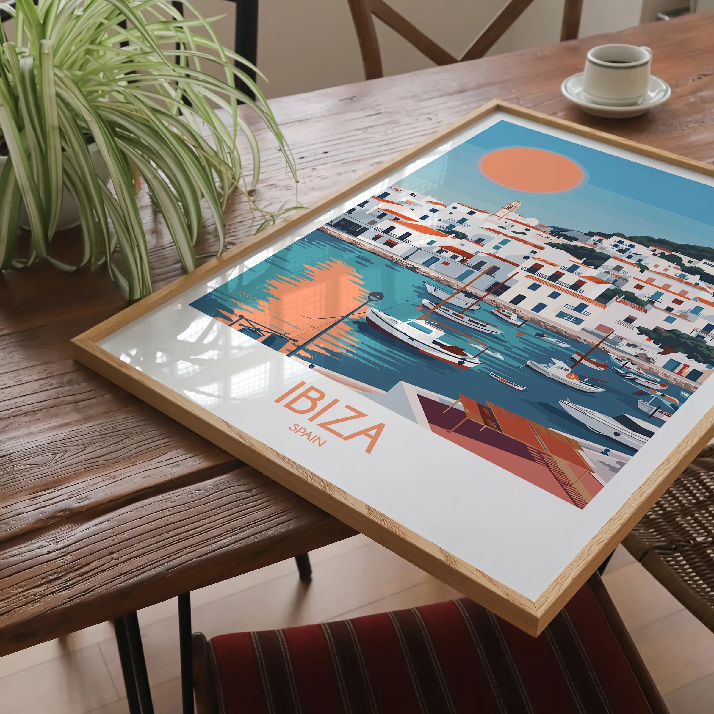 Ibiza Retro Travel Illustration