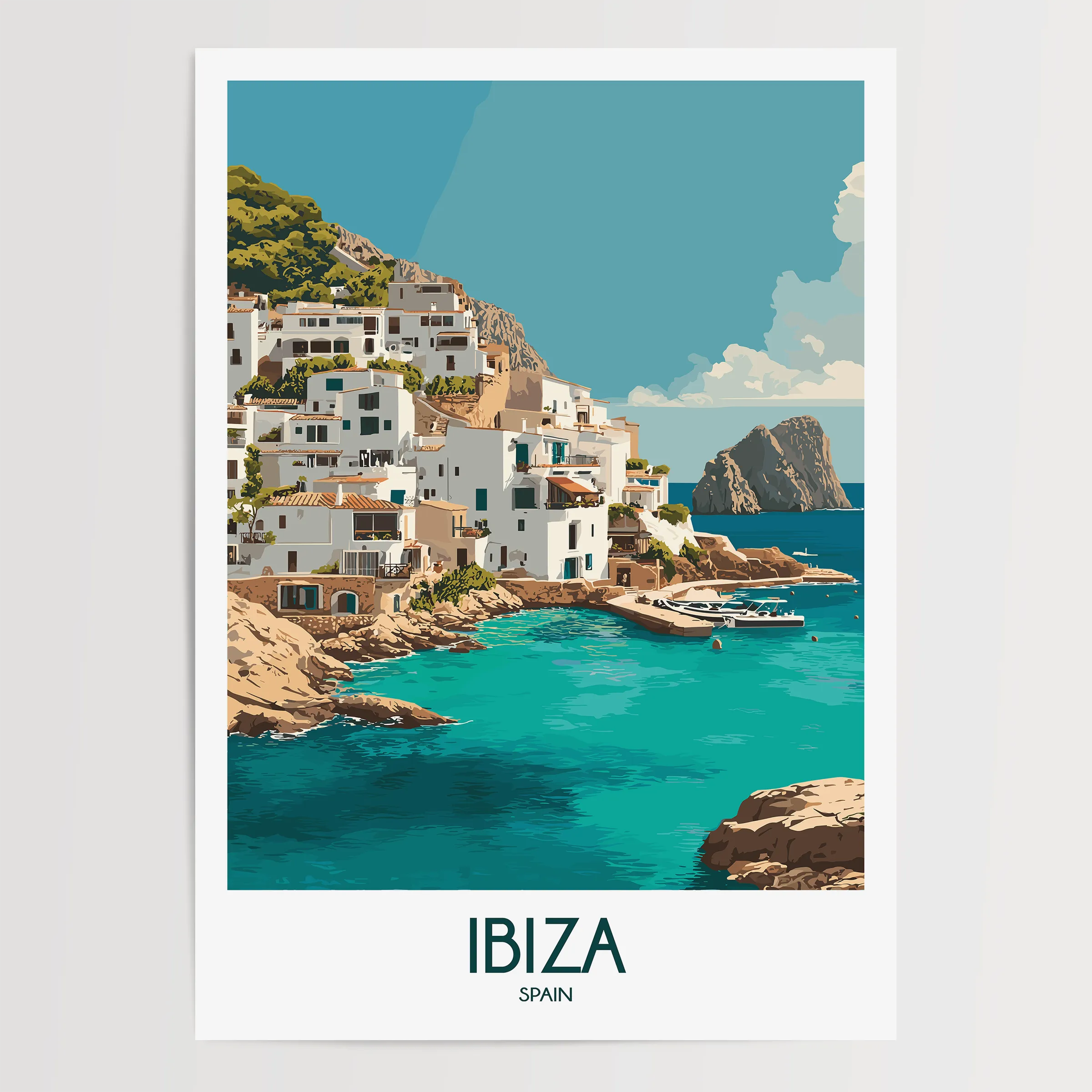 Ibiza Scenic Landscape Art