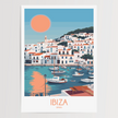 Ibiza Souvenir Poster Print
