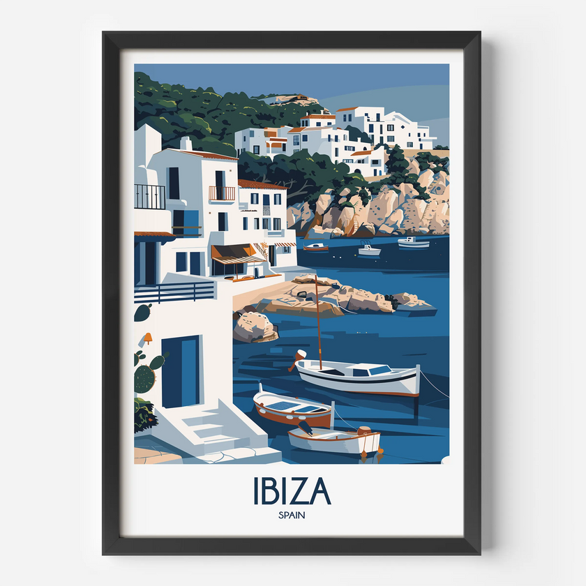 Ibiza Souvenir Poster Print