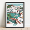 Ibiza Vintage Style Print
