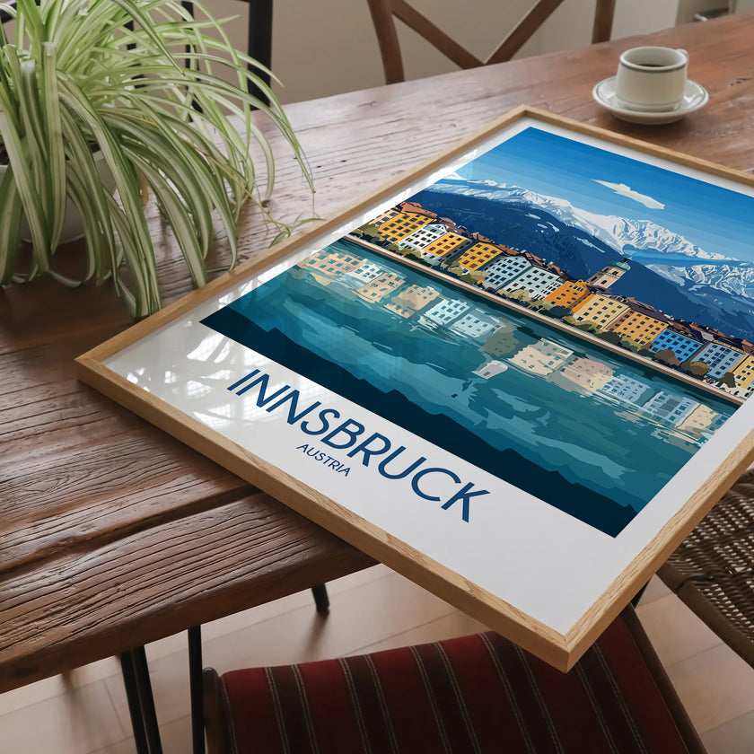 Innsbruck Modern Travel Poster