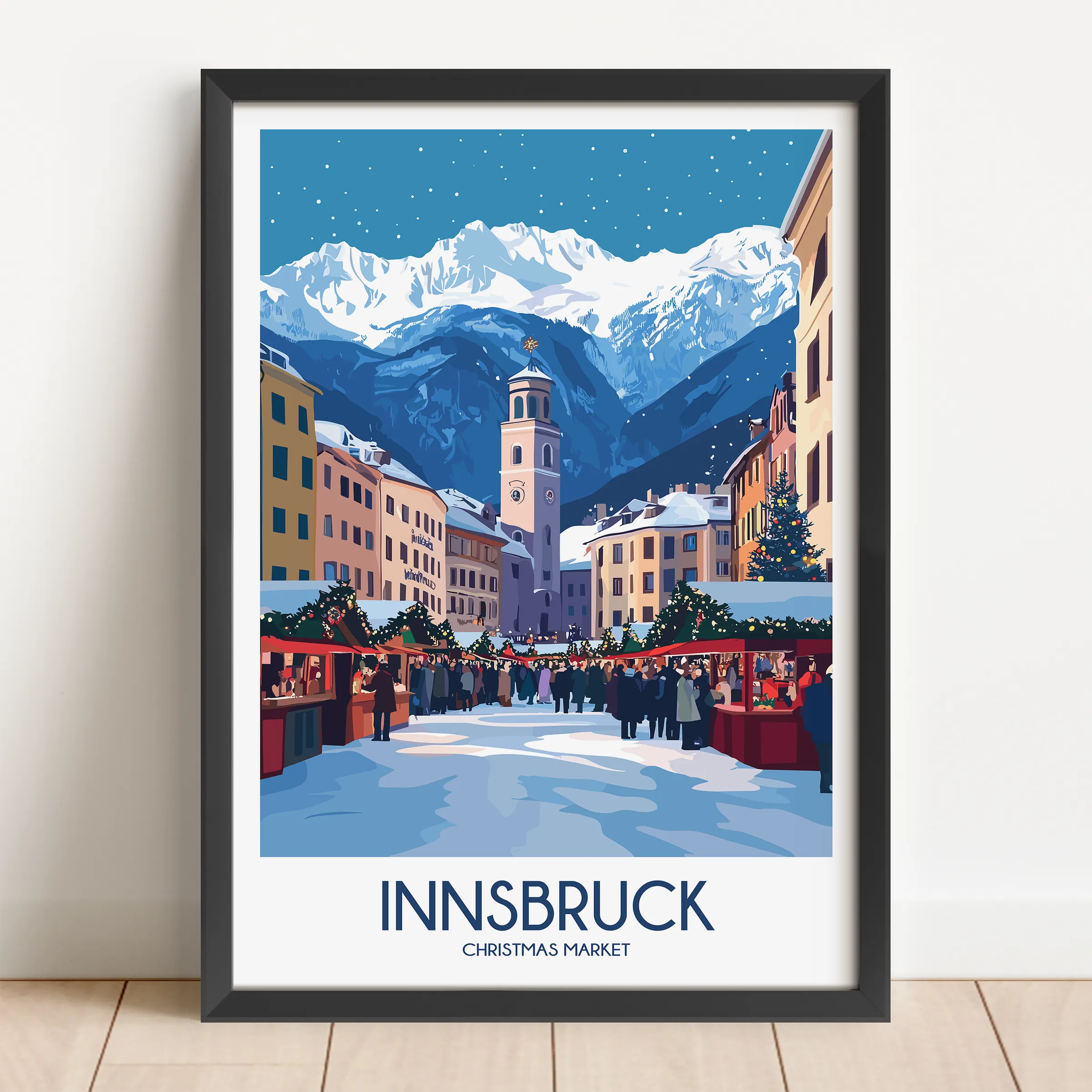 Innsbruck Vintage Style Print