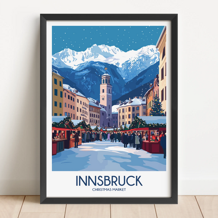 Innsbruck Vintage Style Print
