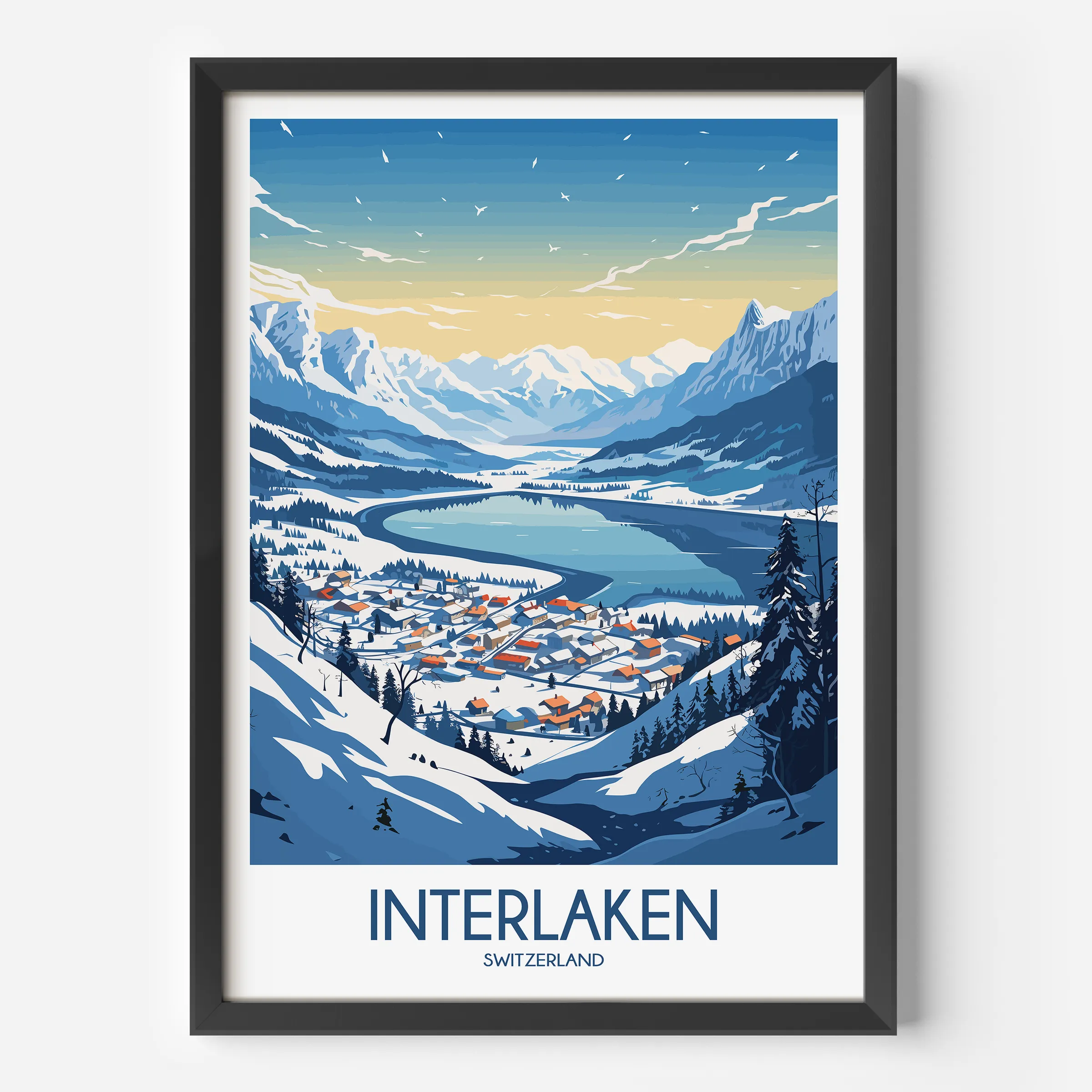 Interlaken Minimalist Wall Art