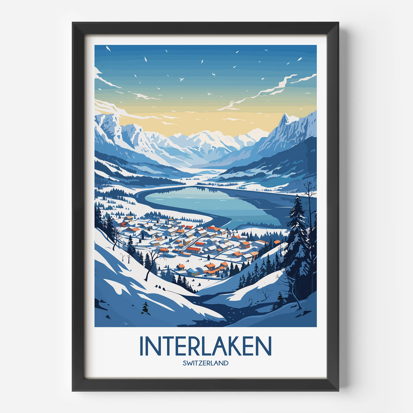 Interlaken Minimalist Wall Art